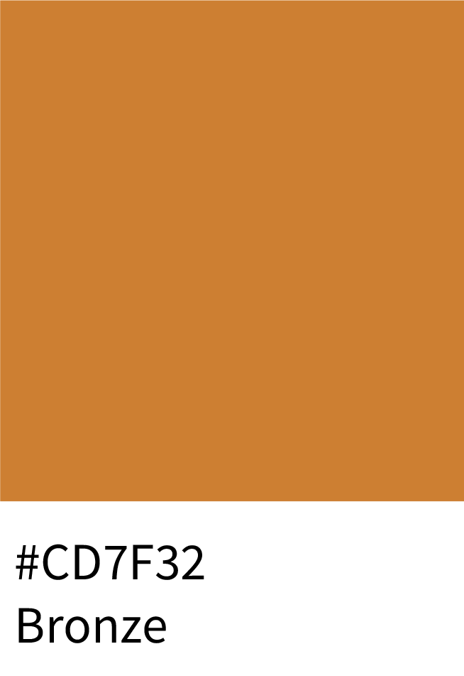 Bronze Color Hex Code #CD7F32