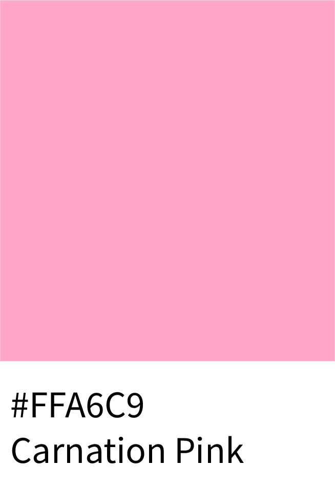 Carnation Pink Color RGB Code (255, 166, 201)