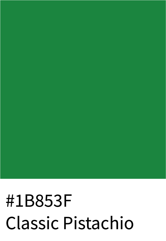 Classic Pistachio Color Hex Code #1B853F