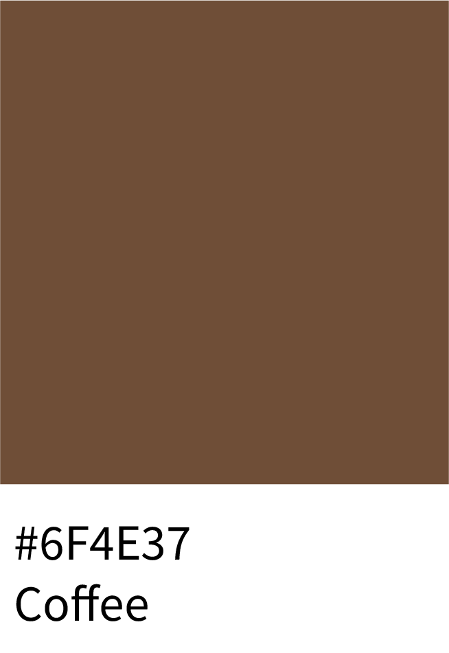 Coffee Color RGB Code (111, 78, 55)