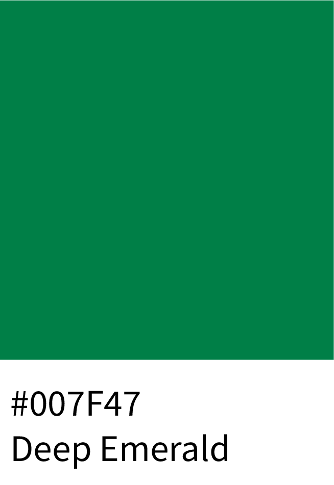 Deep Emerald Color Hex Code #007F47