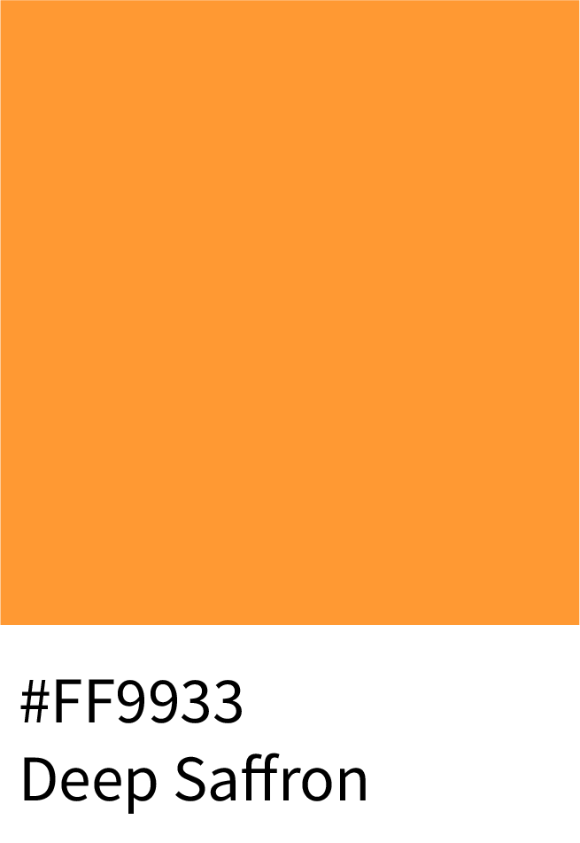 Deep Saffron Color RGB Code (255, 153, 51)
