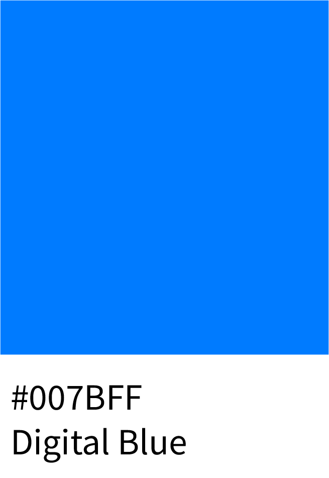 Digital Blue Color RGB Code 0, 123, 255