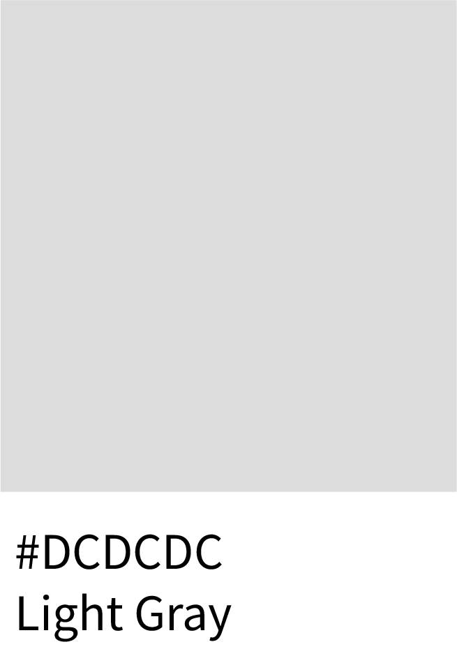 Light Gray Color RGB Code (220, 220, 220)