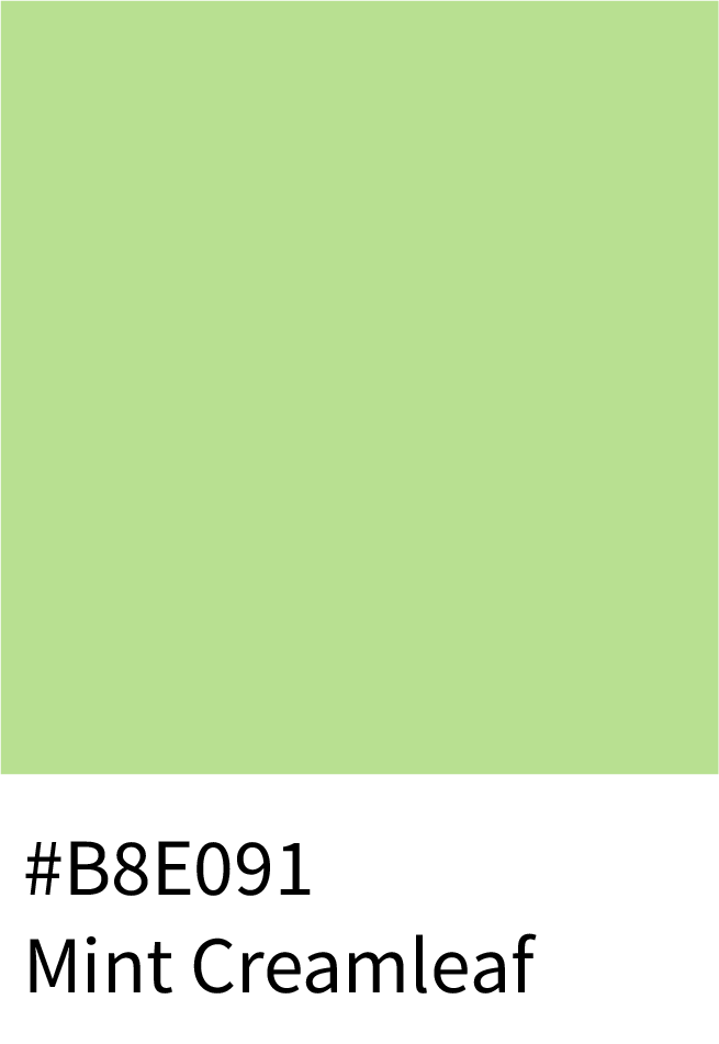 Mint Creamleaf Color Hex Code #B8E091