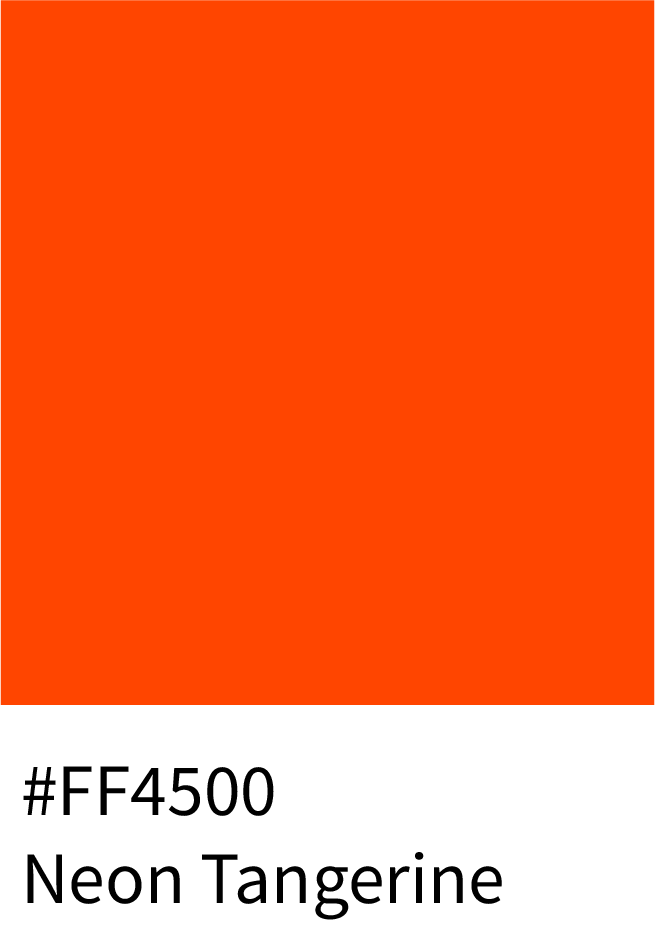 Neon Tangerine Color RGB Code (255, 69, 0)