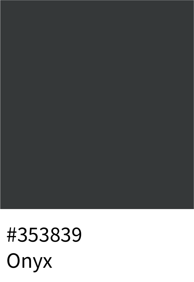 Onyx Color RGB Code (53, 56, 57)