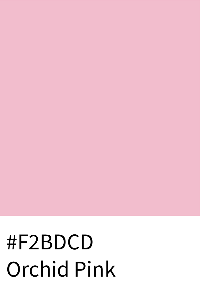 Orchid Pink Color RGB Code (242, 189, 205)