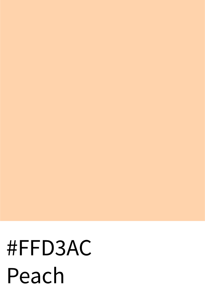 Peach Color RGB Code (255, 211, 172)