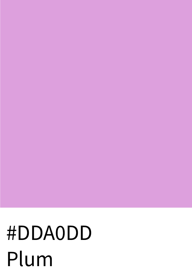 Plum Color RGB Code (221, 160, 221)