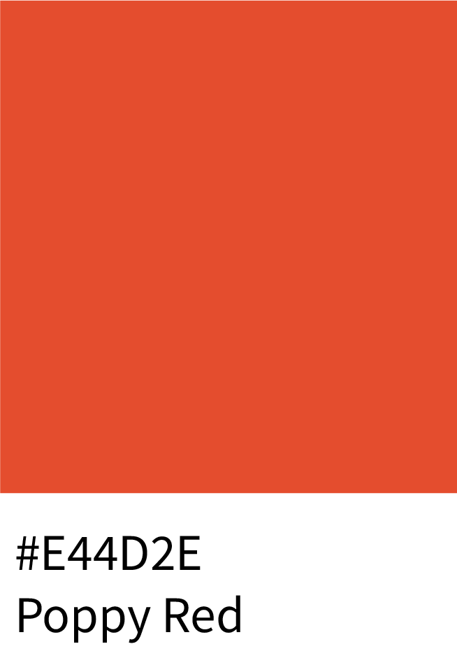 Poppy Red Color RGB Code (228, 77, 46)