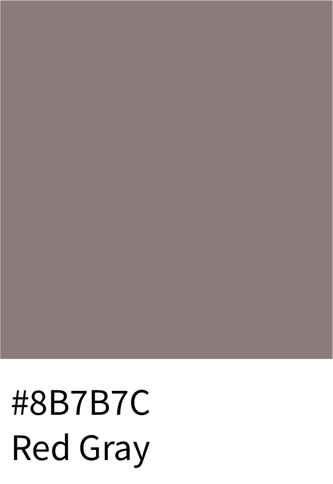 Red Gray Color RGB Code (139, 123, 124)