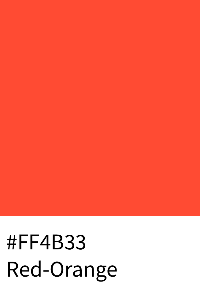Red-Orange Color RGB Code (255, 75, 51)