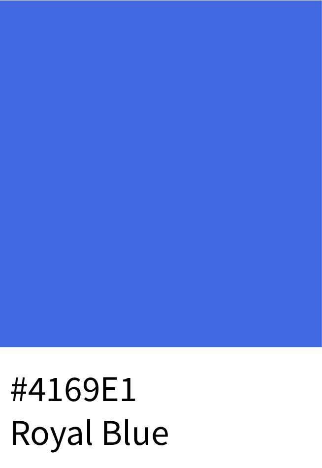 Royal Blue Color RGB Code 65, 105, 225