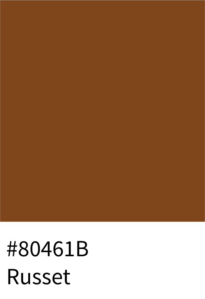 Russet Color Hex Code #80461B