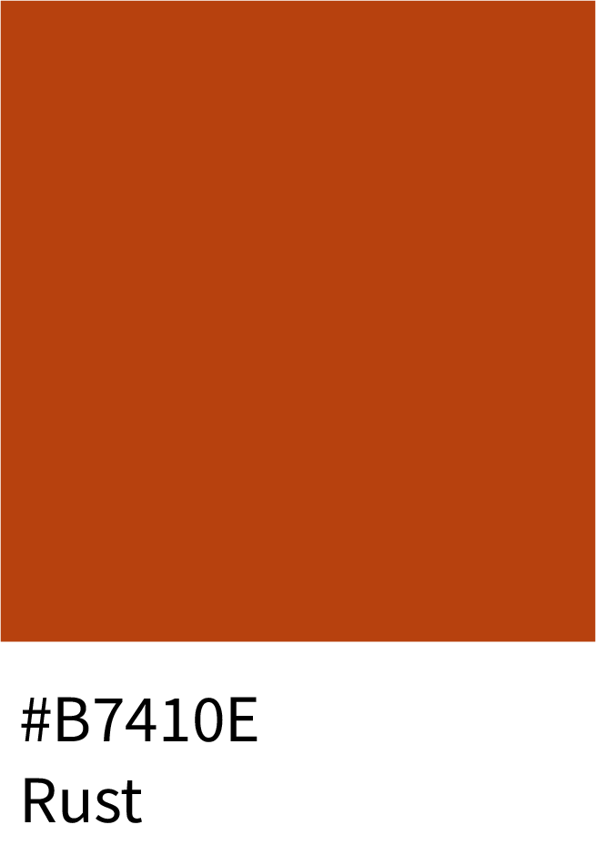 Rust Color RGB Code (183, 65, 14)