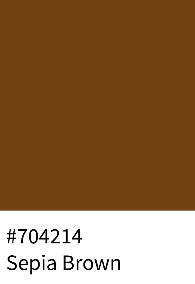 Sepia Brown Color Hex Code #704214