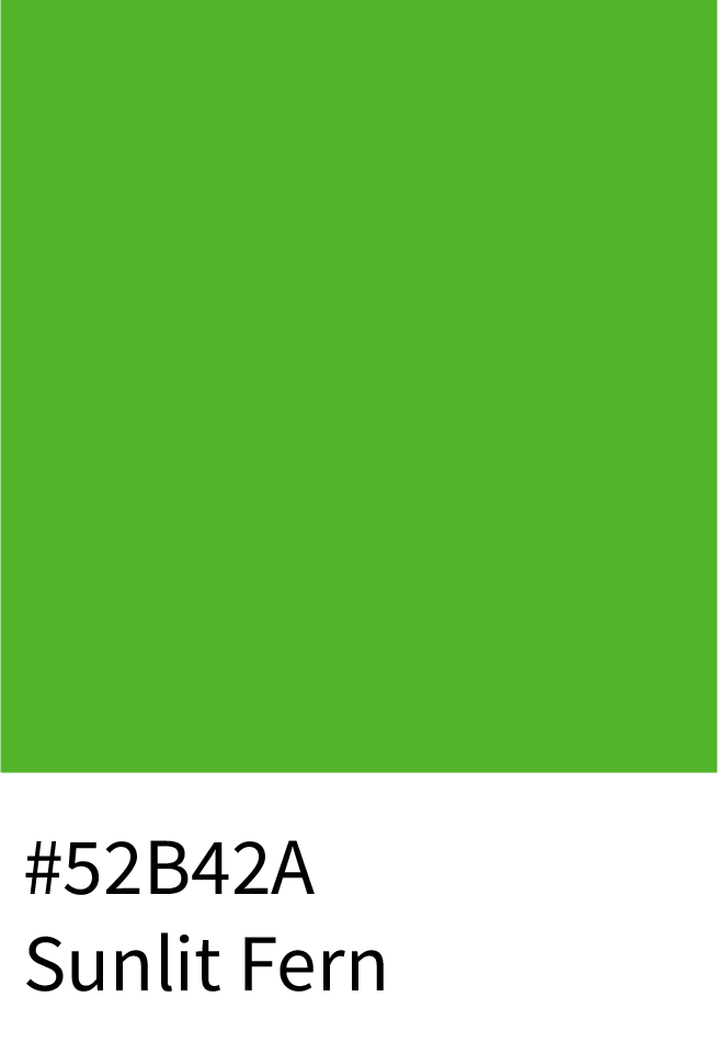 Sunlit Fern Color Hex Code #52B42A