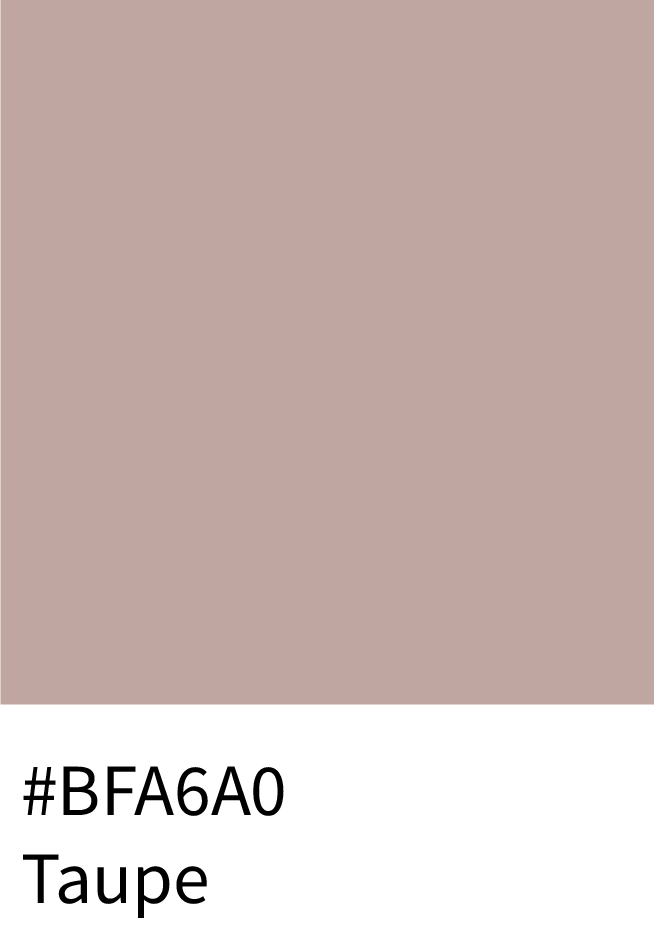 Taupe Color RGB Code (191, 166, 160)