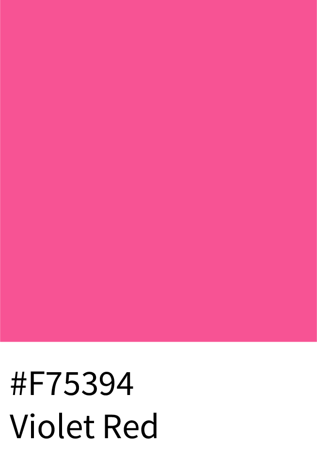 Violet Red Color RGB Code (247, 83, 148)