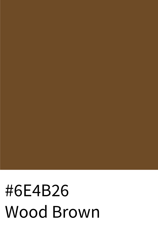 Wood Brown Color RGB Code (110, 75, 38)