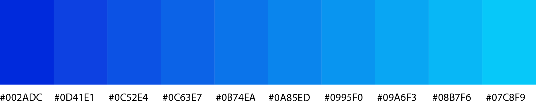 10 Color Bright Neon Palette 5 Color Hex Code