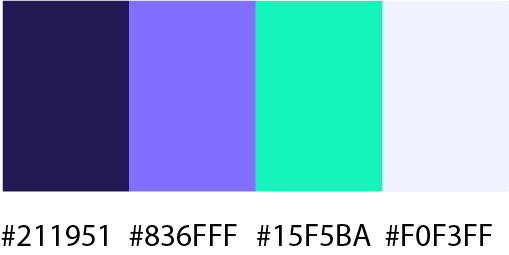 4 Color Bright Neon Palette 7 Color Hex Code