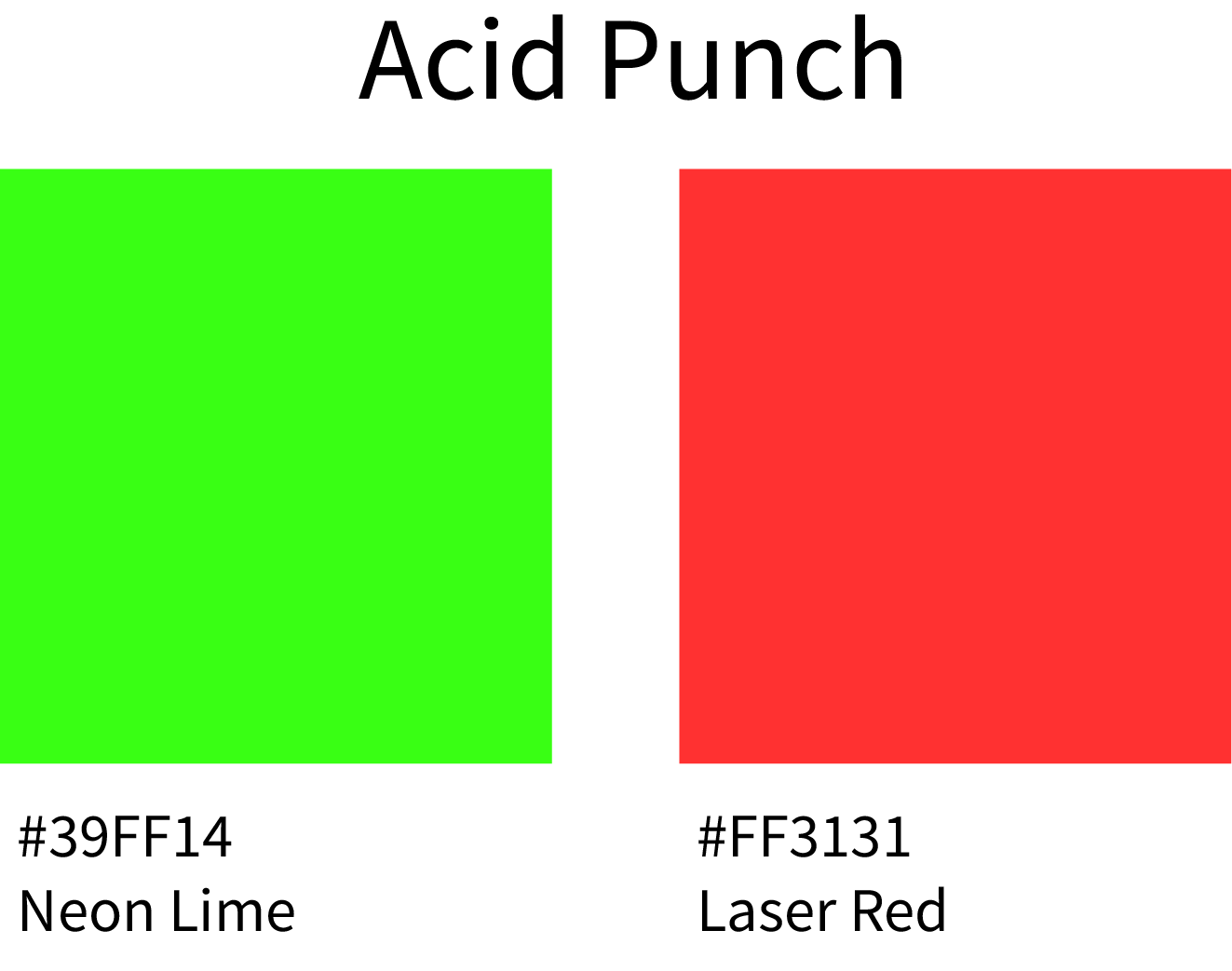 Acid Punch Color Hex Code