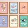 Air Vehicles Nursery Wall Art Prints