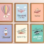 Air Vehicles Nursery Wall Art Prints