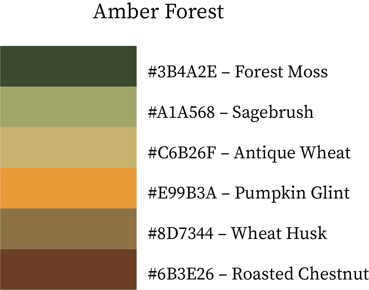 True Fall Color Palette