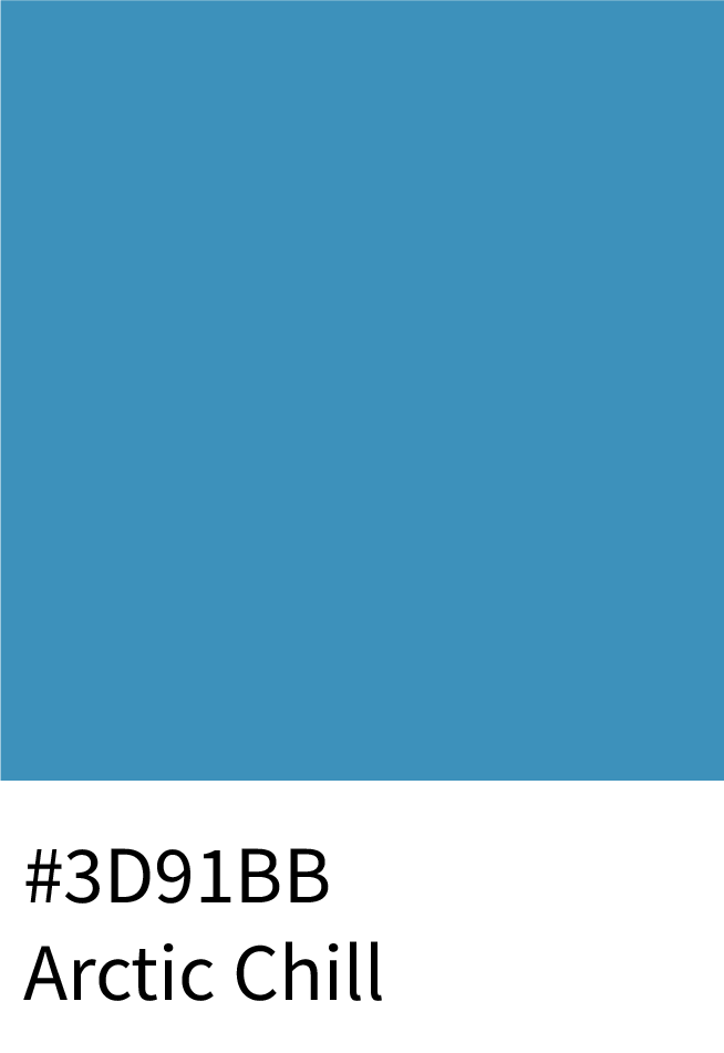 Arctic Chill Color Hex Code #3D91BB