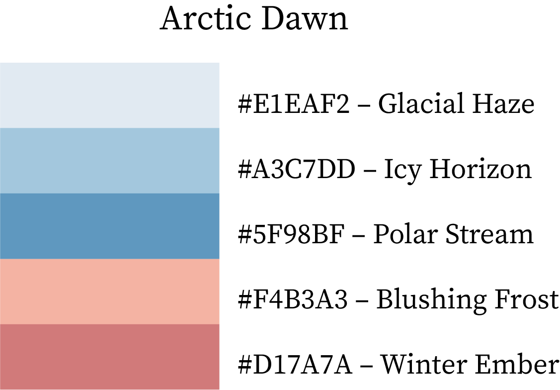 Winter Colour Palette Combination