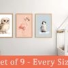 Baby Birds Nursery Wall Art Prints
