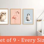 Baby Birds Nursery Wall Art Prints