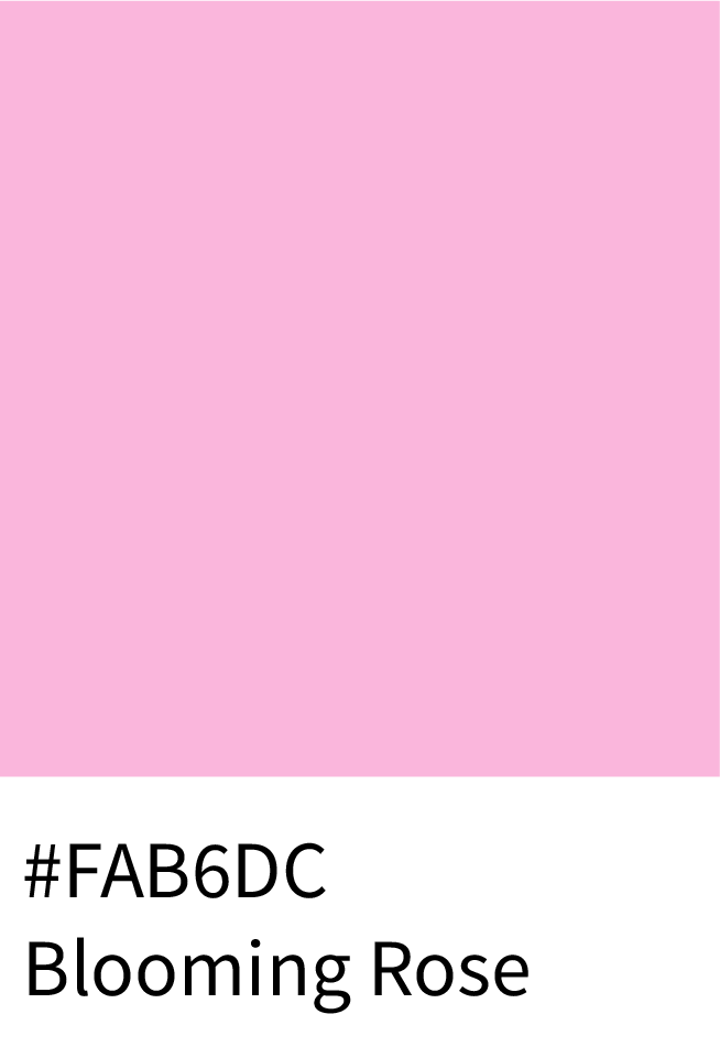 Blooming Rose Color Hex Code #FAB6DC