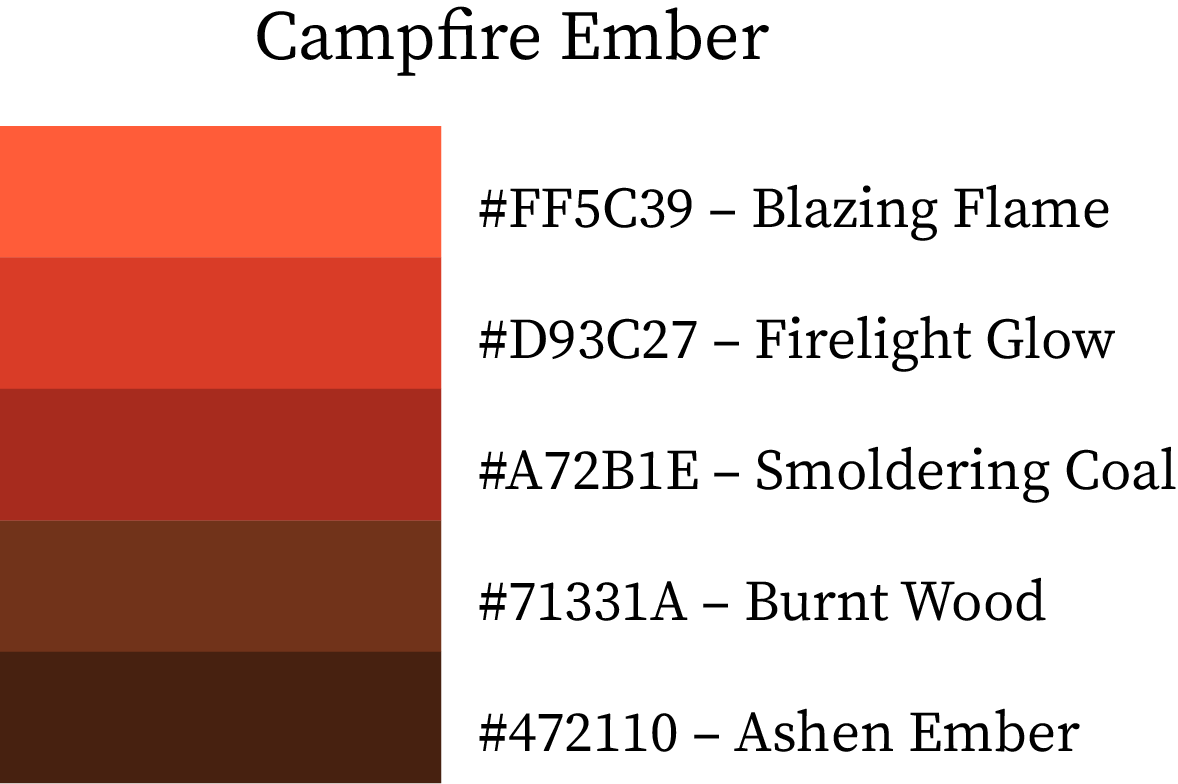 Fall Colour Palette Combination