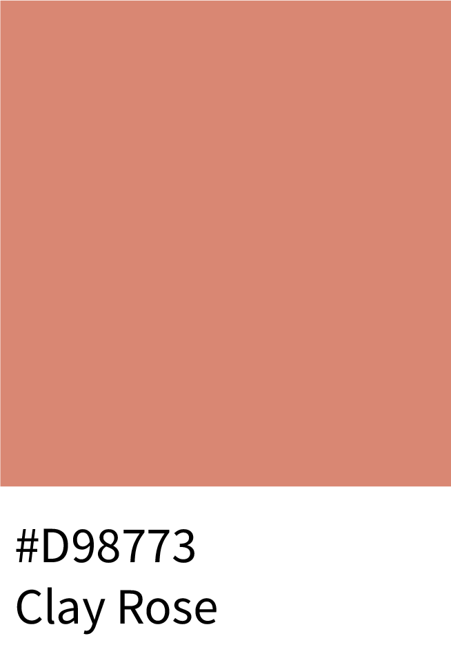 Clay Rose Color Hex Code #D98773