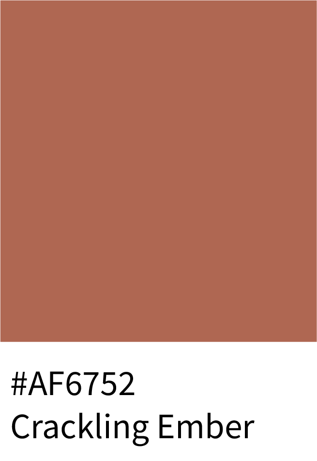 Crackling Ember Color Hex Code #AF6752