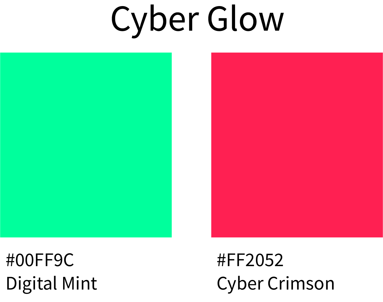 Cyber Glow Color Hex Code