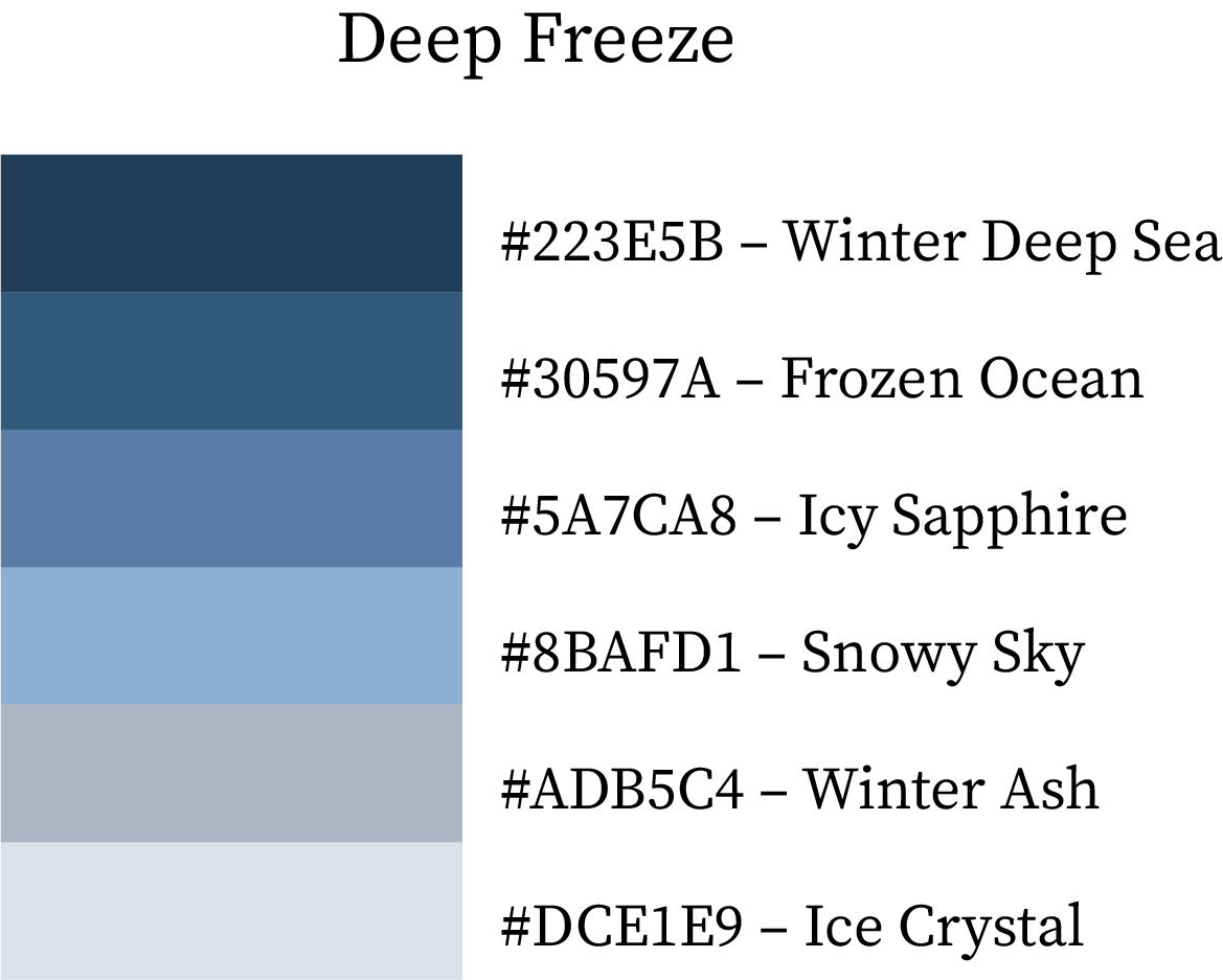 True Winter Color Palette