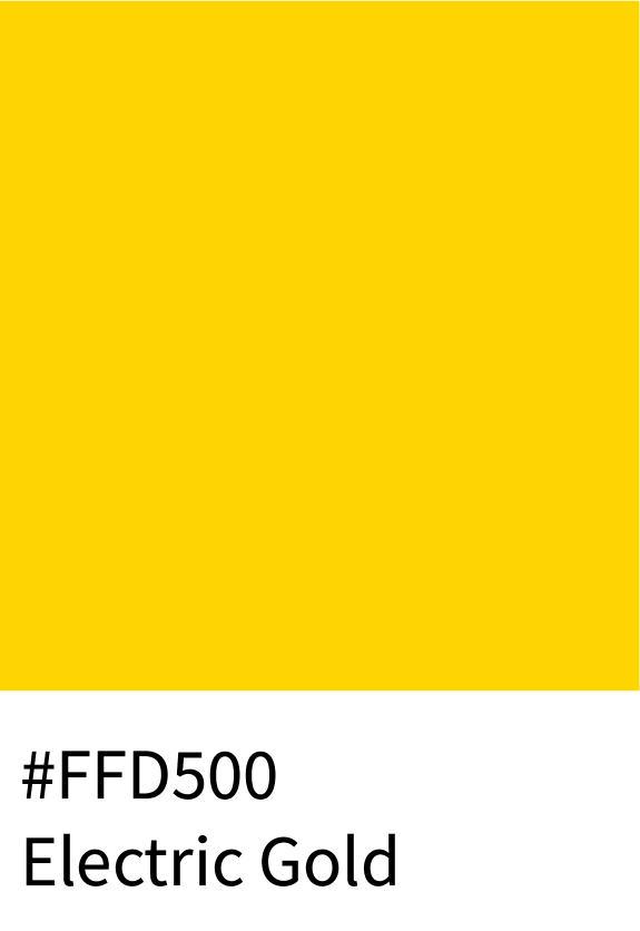 Electric Gold Color Hex Code #FFD500