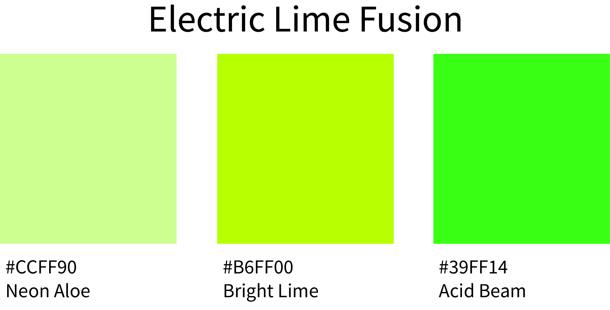 Electric Lime Fusion Color Hex Code
