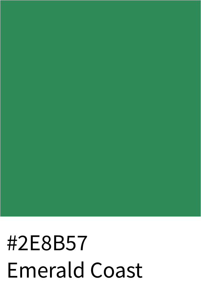 Emerald Coast Color Hex Code #2E8B57