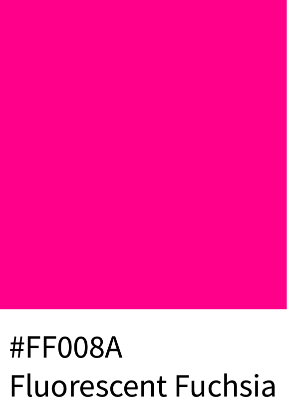 Fluorescent Fuchsia Color Hex Code #FF008A
