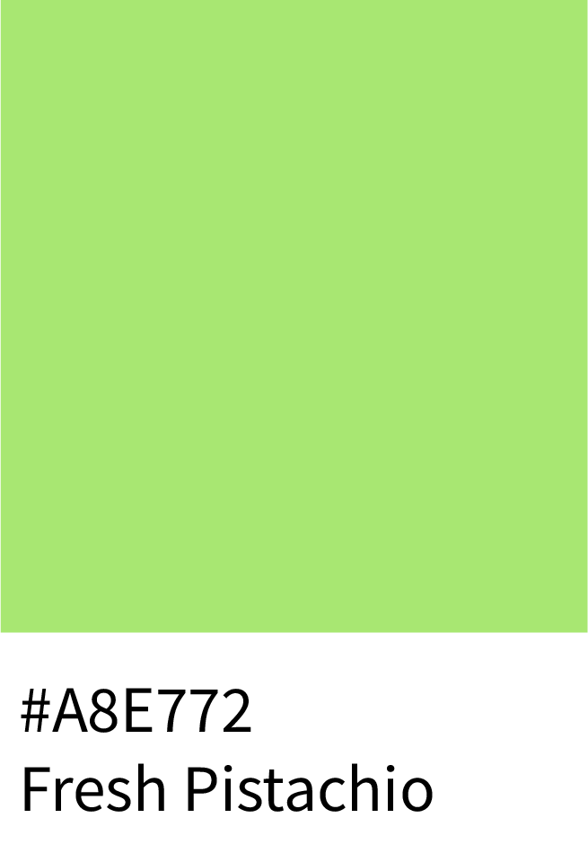 Fresh Pistachio Color Hex Code #A8E772
