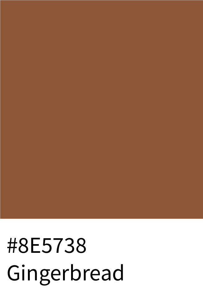 Gingerbread Color Hex Code #8E5738