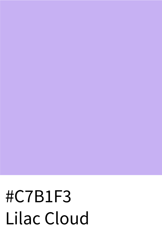 Lilac Cloud Color Hex Code #C7B1F3