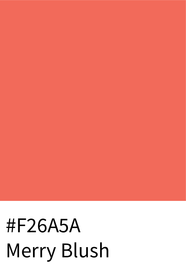 Merry Blush Color Hex Code #F26A5A