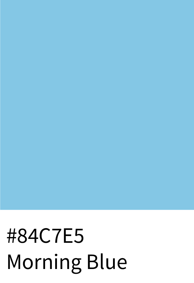 Morning Blue Color Hex Code #84C7E5